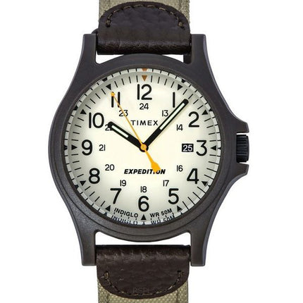 Timex Expedition Camper Acadia Cream Dial Quartz TW4B23700 Mens Watch