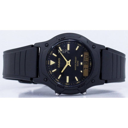 Refurbished Casio Analog Digital Dual Time Quartz AW-49HE-1AVDF Men's Watch