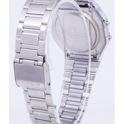 Refurbished Casio Digital Stainless Steel Daily Alarm Quartz A158WA-1DF Men's Watch