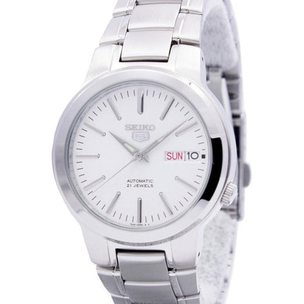 Refurbished Seiko 5 White Dial Automatic 21 Jewels SNKA01K1 Men's Watch