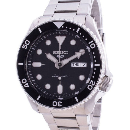 Refurbished Seiko 5 Sports Black Dial Automatic SRPD55K1 100M Men's Watch