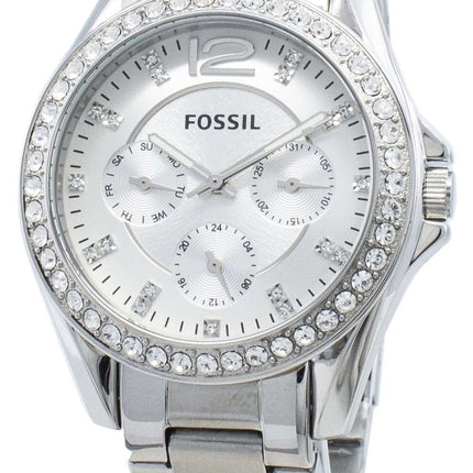 Refurbished Fossil Riley ES3202 Chronograph Diamond Accents Women's Watch