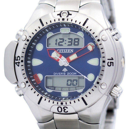 Refurbished Citizen Aqualand Diver Depth Meter Promaster Sea JP1060-52L JP1060 200M Mens Watch
