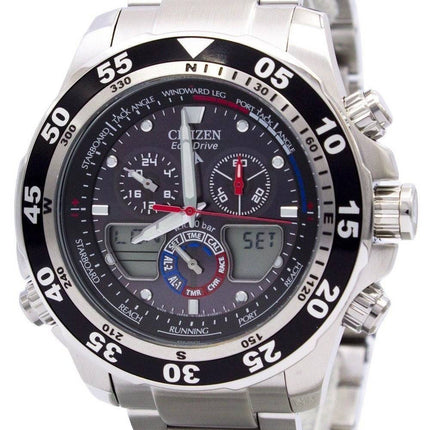 Refurbished Citizen Promaster Chronograph World Time JR4045-57E JR4045 200M Men's Watch