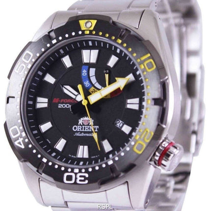 Refurbished Orient M-Force Automatic Power Reserve 200M EL0A001B Mens Watch