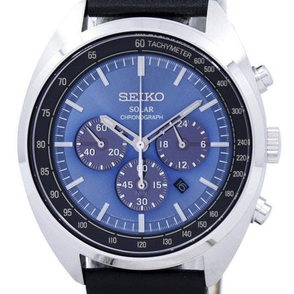 Refurbished Seiko Solar Chronograph Tachymeter SSC625 SSC625P1 SSC625P 100M Men's Watch