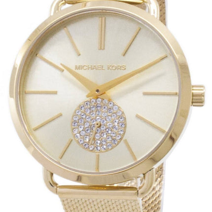 Refurbished Michael Kors Portia Quartz Diamond Accent MK3844 Women's Watch