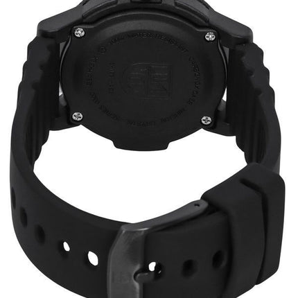 Refurbished Luminox Leatherback SEA Turtle Silicone Strap Black Dial Swiss Quartz XS.0301.BO.L 100M Men's Watch