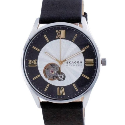 Refurbished Skagen Holst Open Heart Leather Automatic SKW6710 Men's Watch