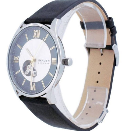 Refurbished Skagen Holst Open Heart Leather Automatic SKW6710 Men's Watch