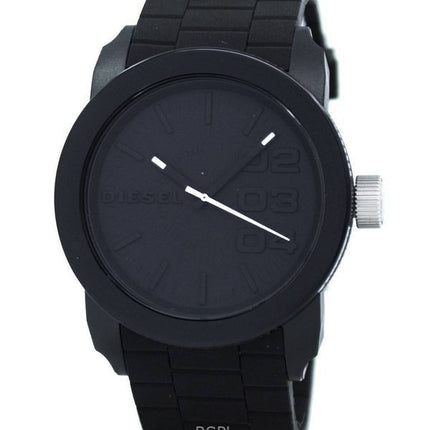 Refurbished Diesel Silicone Strap Black Dial Quartz DZ1437 Men's Watch