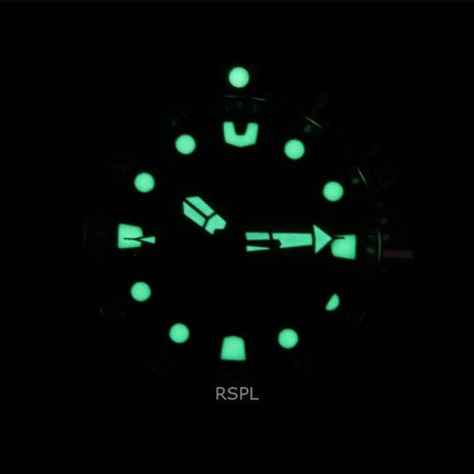 Refurbished Citizen Promaster Marine Rubber Strap Green Dial Eco-Drive Diver's BN0157-11X 200M Men's Watch