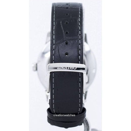 Refurbished Orient Leather Strap Sun And Moon White Dial Automatic SAK00002S Men's Watch