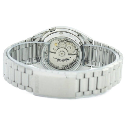 Refurbished Seiko 5 Stainless Steel Black Dial Automatic 21 Jewels SNXS79J1 Men's Watch