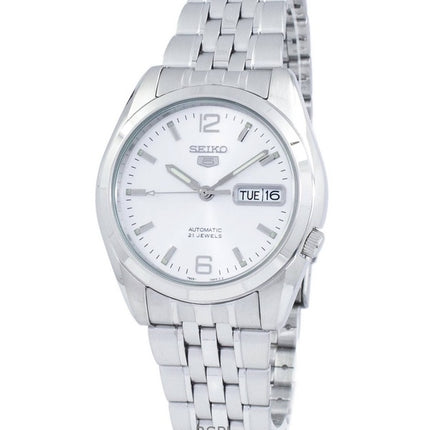 Refurbished Seiko 5 Stainless Steel Silver Dial Automatic 21 Jewels SNK385K1 Men's Watch
