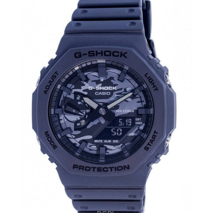 Refurbished Casio G-Shock Analog Digital Resin Strap Multicolor Dial Quartz GA-2100CA-8A 200M Men's Watch