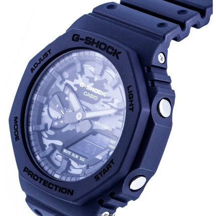 Refurbished Casio G-Shock Analog Digital Resin Strap Multicolor Dial Quartz GA-2100CA-8A 200M Men's Watch