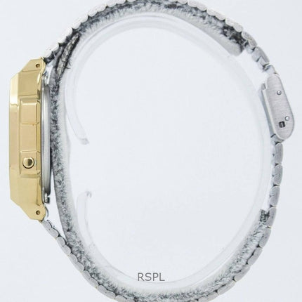 Refurbished Casio Digital Gold Tone Stainless Steel A168WG-9WDF Unisex Watch