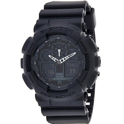 Refurbished Casio G-Shock Analog Digital Black Dial Quartz GA-100-1A1 200M Men's Watch