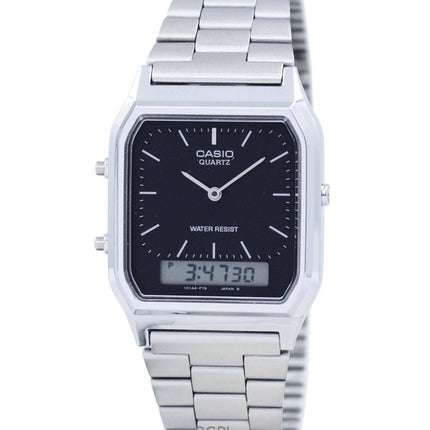 Refurbished Casio Youth Analog Digital Black Dial Quartz AQ-230A-1DHDF Unisex Watch