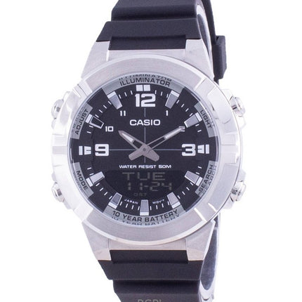 Refurbished Casio Analog Digital Resin Strap Blue Dial Quartz AMW-870-1A Men's Watch