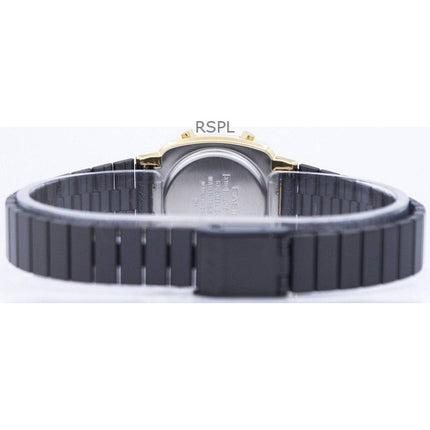 Refurbished Casio Vintage Digital Stainless Steel Quartz LA670WEGB-1B Women's Watch