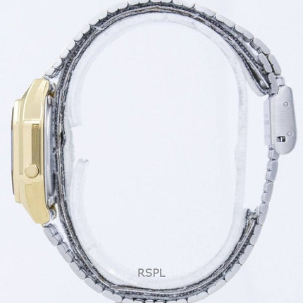 Refurbished Casio Digital Stainless Steel Quartz LA680WGA-9DF Women's Watch