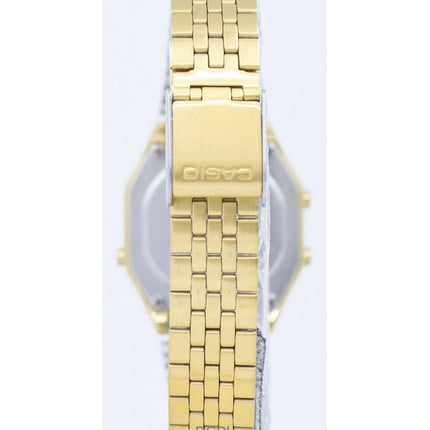 Refurbished Casio Digital Stainless Steel Quartz LA680WGA-9DF Women's Watch