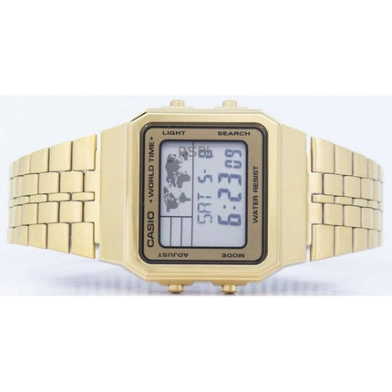 Refurbished Casio Digital Stainless Steel Quartz A500WGA-9DF Men's Watch