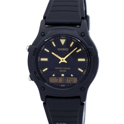 Refurbished Casio Analog Digital Dual Time Quartz Casual AW-49HE-1AVDF Men's Watch