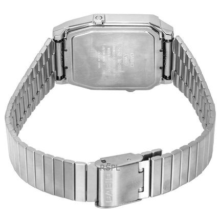 Refurbished Casio Vintage Analog Digital Stainless Steel Bracelet Quartz AQ-800EC-2A Unisex Watch