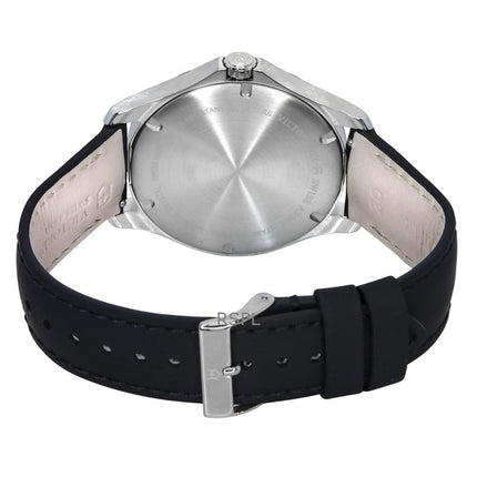 Victorinox Alliance Leather Strap Black Dial Quartz 241904 100M Men's Watch With Knife Set