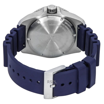 Victorinox Dive Pro Rubber Strap Blue Dial Quartz Diver's 241991 300M Men's Watch