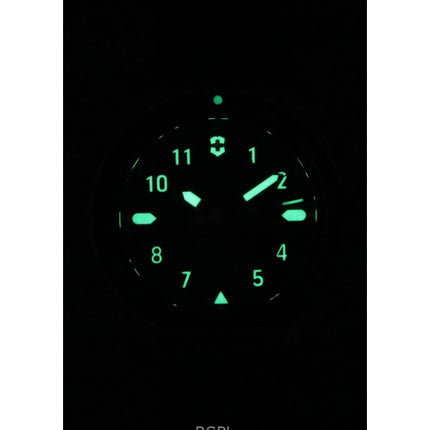 Victorinox Journey 1884 Rubber Strap Black Dial Quartz Diver's 242014 200M Men's Watch