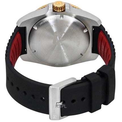 Victorinox Journey 1884 Rubber Strap Black Dial Quartz Diver's 242014 200M Men's Watch