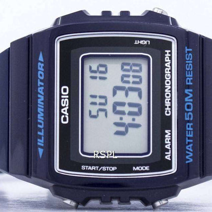 Casio Digital Alarm Chronograph W-215H-2AVDF W-215H-2AV Unisex Watch