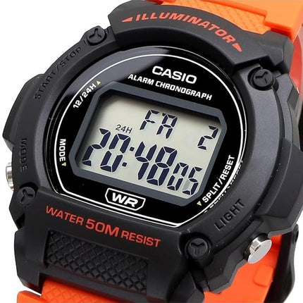 Casio Youth Digital Alarm Quartz W-219H-4AV W219H-4 Mens Watch