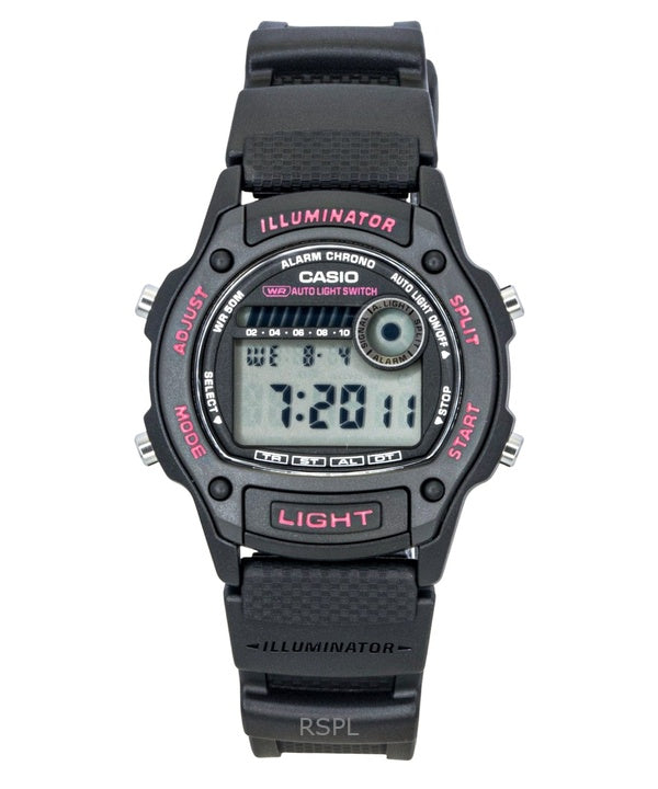 Casio Standard Digital Bio-Based Resin Strap Quartz W-220H-1A2V Unisex Watch