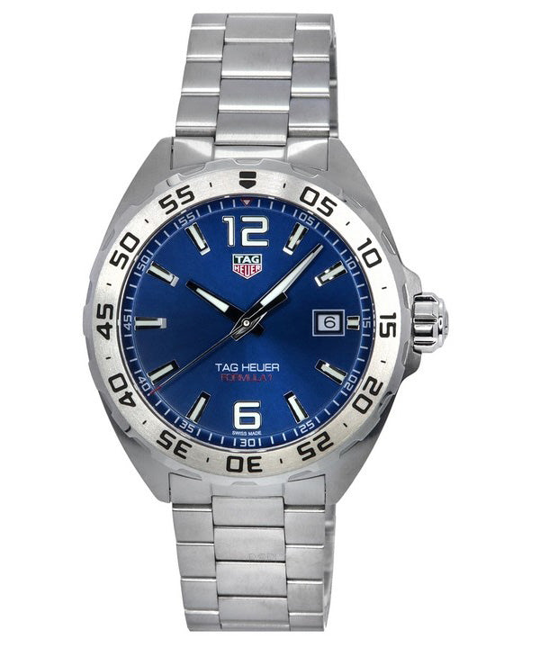 Tag Heuer Formula 1 Stainless Steel Blue Dial Quartz WAZ1118.BA0875 200M Mens Watch