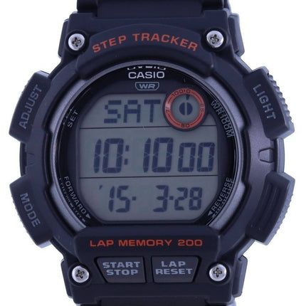 Casio Youth Digital Resin Strap WS-2100H-1A WS2100H-1 100M Mens Watch