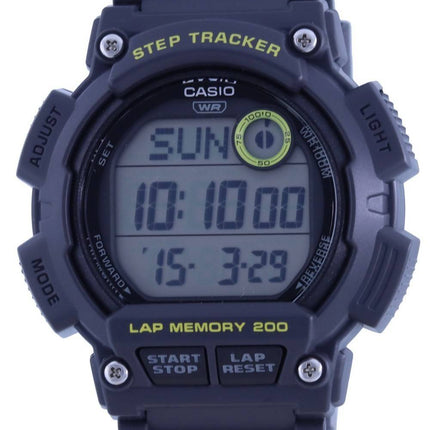 Casio Youth Digital Resin Strap WS-2100H-8A WS2100H-8 100M Mens Watch