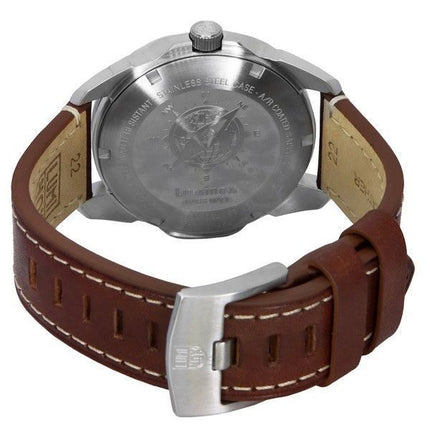 Luminox Atacama Adventurer Field Leather Strap Blue Dial Quartz Diver's XL.1763 200M Men's Watch
