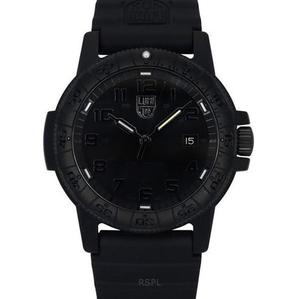 Luminox Leatherback Sea Turtle Silicone Strap Black Dial Quartz XS.0321.BO.L 100M Men's Watch