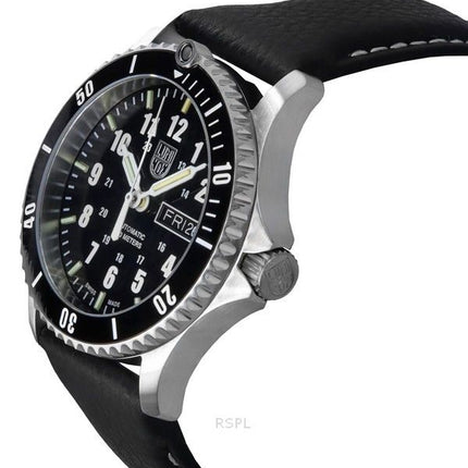 Luminox Sport Timer Leather Strap Blue Dial Automatic Diver's XS.0921 200M Men's Watch