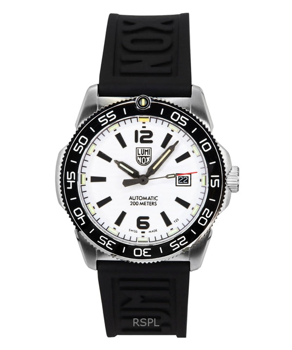 Luminox Pacific Diver Midnight Mariner Rubber Strap White Dial Automatic XS.3101.H 200M Men's Watch