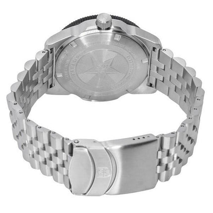 Luminox Pacific Diver Ripple Stainless Steel Black Dial Swiss Quartz Divers XS.3122M 200M Mens Watch