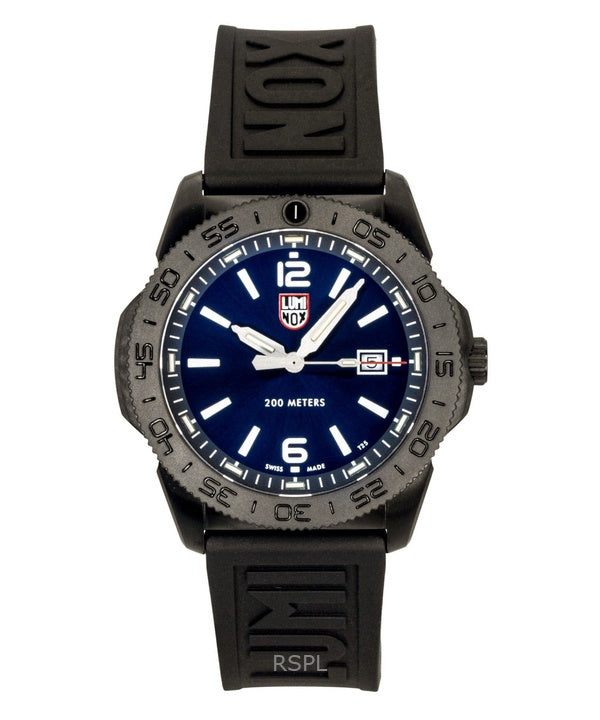 Luminox Pacific Diver Rubber Strap Blue Sunray Dial Quartz Diver's XS.3123.B 200M Men's Watch