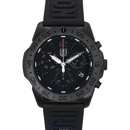 Luminox Pacific Diver Chronograph Rubber Strap Black Dial Quartz XS.3141.BO.1.SET 200M Men's Watch