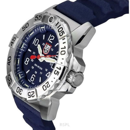 Luminox Navy Seal Rubber Strap Blue Dial Quartz Diver's XS.3253 200M Men's Watch