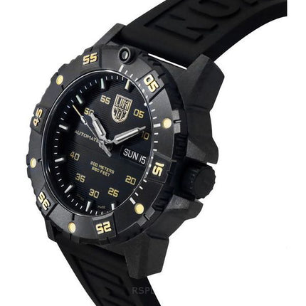 Luminox Master Carbon SEAL Limited Edition Rubber Strap Black Dial Automatic Divers XS.3865.GOLD 200M Mens Watch